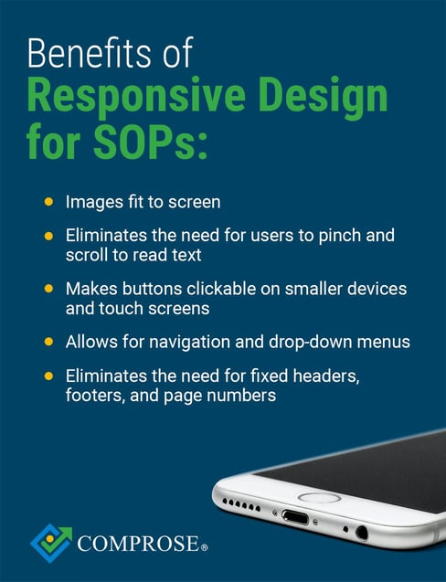 Benefits of responsive design for SOPs