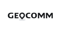 GeoComm logo with bold black text reading GeoComm.