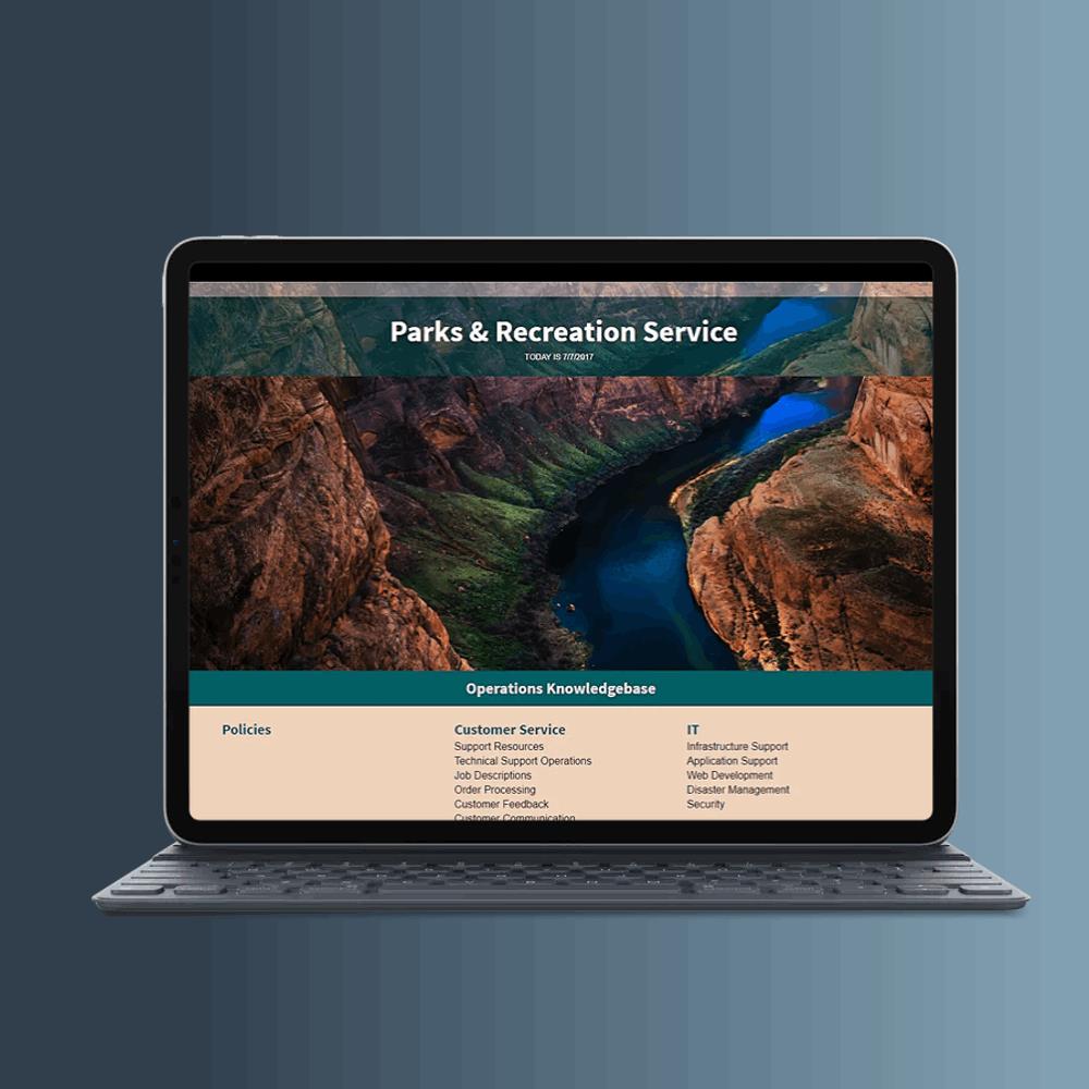 Parks and Recreation Portal