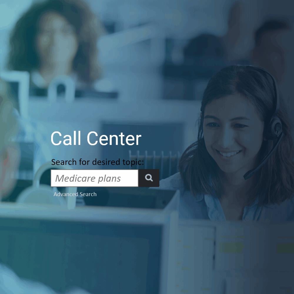 Call center rep